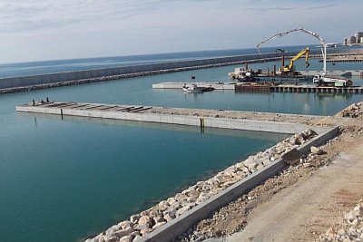 Construction of new fishery port in Durres, Albania